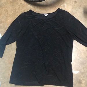 Long black sleeve shirt